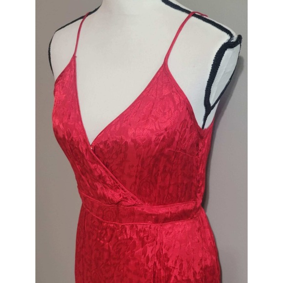NWT Band of the Free Ruby Red Wrap Midi Dress - Picture 6 of 10